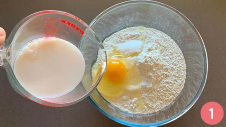 Crescia sfogliata - Passaggio 1