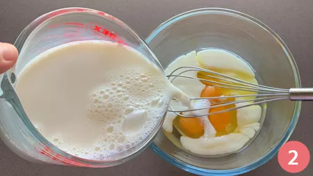 Crespelle ai funghi - Passaggio 2