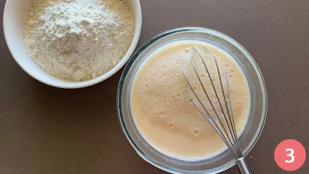 Crespelle ai funghi - Passaggio 3