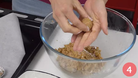 Crinkle cookies alle nocciole - P4