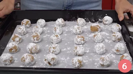 Crinkle cookies alle nocciole - P6