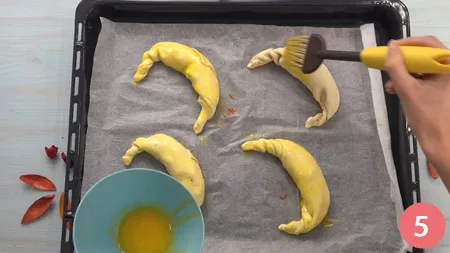 Croissant alla pizza - Passo 5