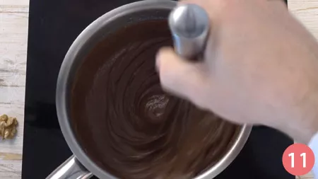 Crostata al cioccolato e noci - Passo 11