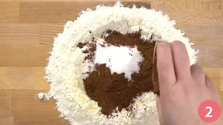 Crostata al cioccolato e noci - Passo 2