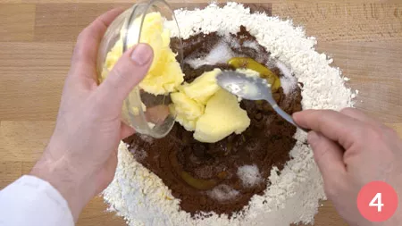 Crostata al cioccolato e noci - Passo 4