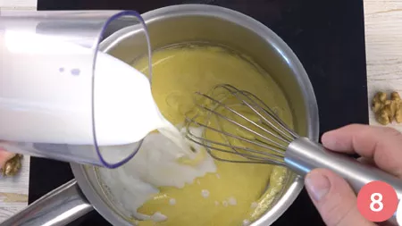 Crostata al cioccolato e noci - Passo 8