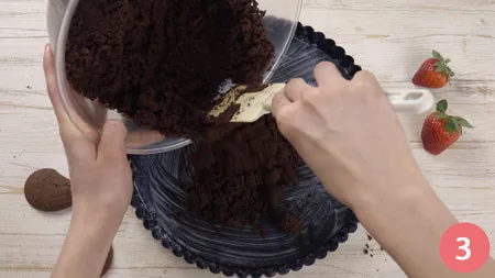Crostata al cioccolato senza cottura - Passaggio 3