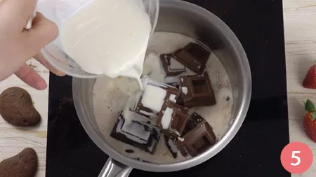 Crostata al cioccolato senza cottura - Passaggio 5