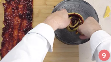 Crostata arrotolata - Passaggio 9