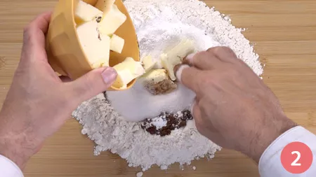 Crostata arrotolata al cacao - Passaggio 2