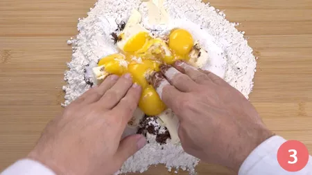 Crostata arrotolata al cacao - Passaggio 3