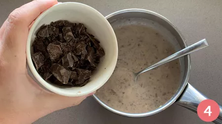 Crostata di castagne e cioccolato - Passaggio 4