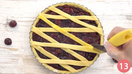 Crostata di ciliegie - Passaggio 13