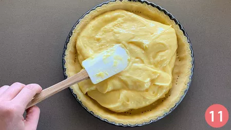 Crostata con crema arancia - P 11