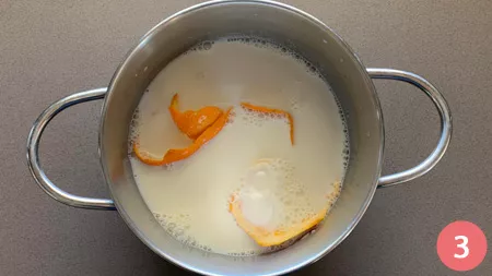 Crostata con crema arancia - P 3