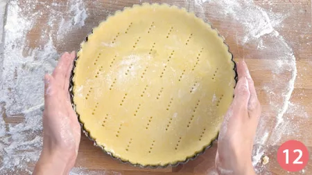 Crostata con panna cotta ai mirtilli - Passaggio 12