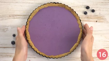 Crostata con panna cotta ai mirtilli - Passaggio 16