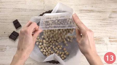 Crostata con panna cotta al cioccolato - Passaggio 13