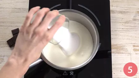 Crostata con panna cotta al cioccolato - Passaggio 5