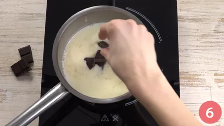 Crostata con panna cotta al cioccolato - Passaggio 6