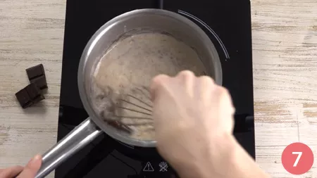 Crostata con panna cotta al cioccolato - Passaggio 7