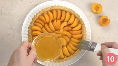 Crostata di albicocche fresche - Passaggio 10