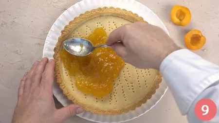Crostata di albicocche fresche - Passaggio 9