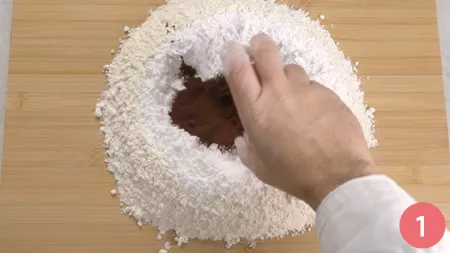 Crostata di cachi - Passaggio 1