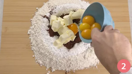 Crostata di cachi - Passaggio 2