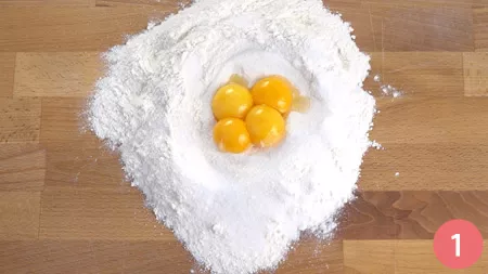 Crostata di crema e mele - P1