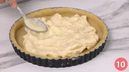 Crostata di crema e mele - P10