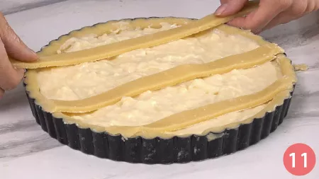 Crostata di crema e mele - P11