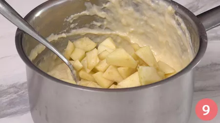 Crostata di crema e mele - P9