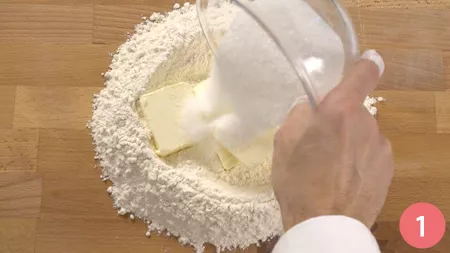 Crostata di kiwi - Passaggio 1