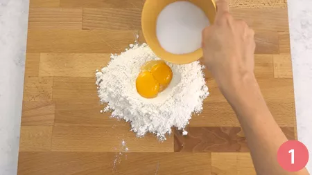 Crostata di pesche - Passaggio 1