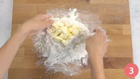 Crostata di pesche - Passaggio 3