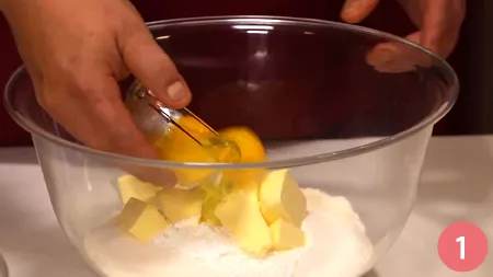 Crostata di ricotta e cioccolato - Passaggio 1