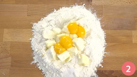 Crostata doppia frolla con ricotta e cioccolato - Passaggio 2