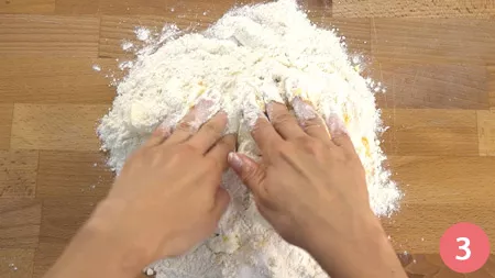 Crostata doppia frolla con ricotta e cioccolato - Passaggio 3