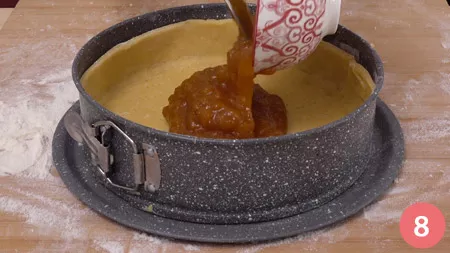 Crostata glassata con marmellata - P8