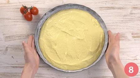 Crostata morbida con pomodoro e mozzarella - Passaggio 8