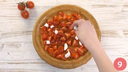Crostata morbida con pomodoro e mozzarella - Passaggio 9