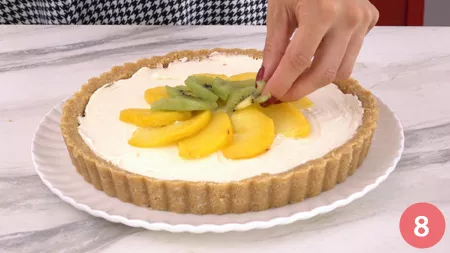 Crostata senza cottura alla frutta - P8