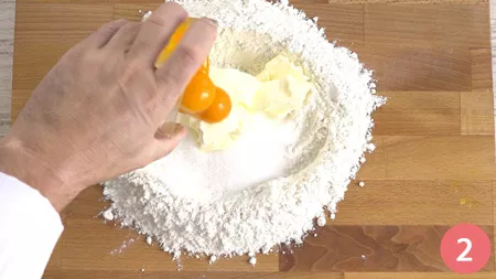 Crostata pere e cioccolato - Passaggio 2