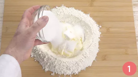 Crostata ricotta e marmellata - P 1