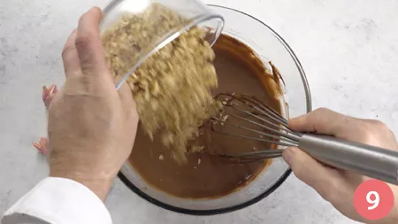 Crostata ripiena di cioccolato e noci - Passaggio 9
