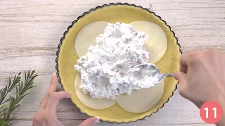 Crostata salata con ricotta e prosciutto cotto - Passaggio 11