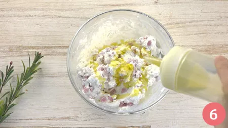 Crostata salata con ricotta e prosciutto cotto - Passaggio 6