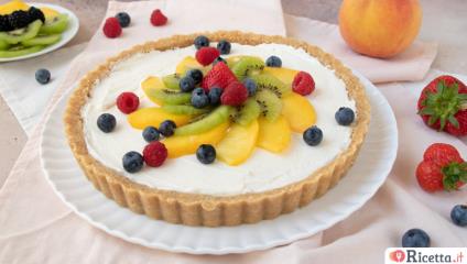 Crostata senza cottura alla frutta