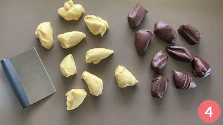 Danubio bicolore alla Nutella - P4